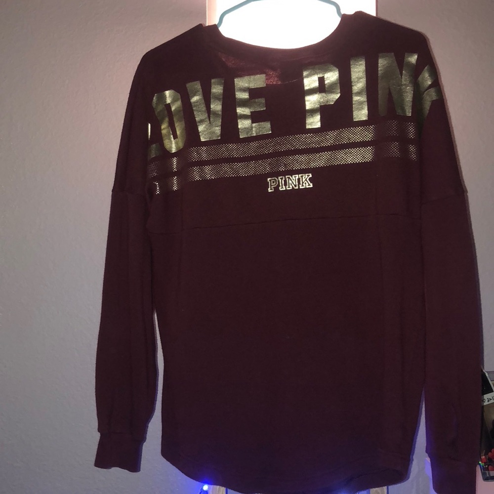 Victoria secret pink crewneck sweater - Picture 2 of 2